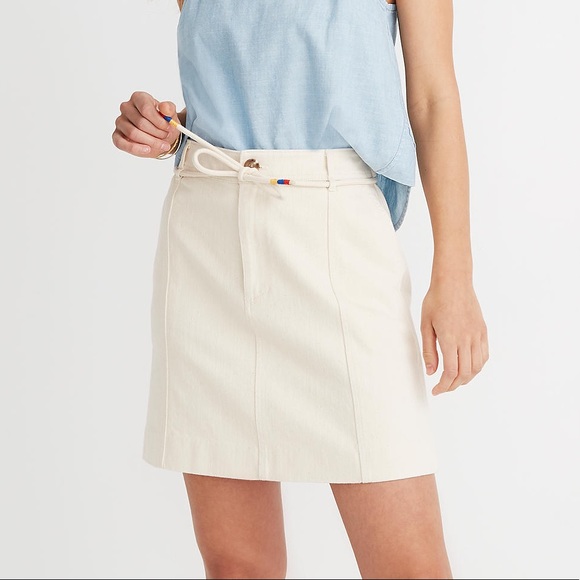 Madewell A-Line Denim Mini Skirt Size - Picture 1 of 9